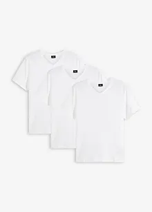 T-Shirt mit V-Ausschnitt (3er Pack), bonprix