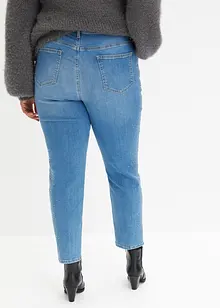 Straight-Jeans mit Strass-Applikation, bonprix