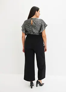 Jumpsuit mit Pailletten, bonprix