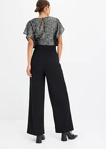 Jumpsuit mit Pailletten, bonprix