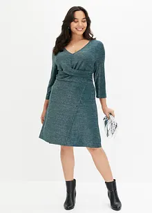 Kleid mit Glitzereffekt, bonprix