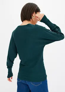 Pullover mit Strass-Applikation, bonprix