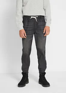 Pantalons jean à taille élastiquée pour garçon, bonprix