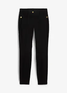 Stretch-Schlupfhose mit Zierknöpfen, bonprix