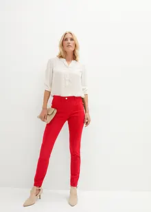 Pantalon taille extensible avec boutons décoratifs, bonprix