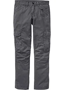 Relaxed Fit Cargohose aus reiner Baumwolle, Straight, bonprix