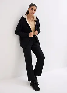 Jogginghose mit Teddyfleece-Futter, weit geschnitten, bonprix