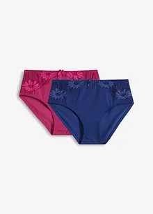 Maxislip mit Spitze (2er Pack), bonprix