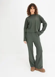 Ensemble d'intérieur oversize en tissu côtelé doux, bonprix