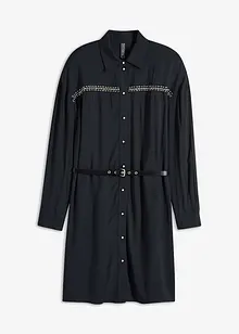 Blusenkleid aus fließender Viskose, bonprix