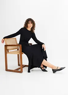 Jerseykleid mit asymmetrischem Saum, bonprix