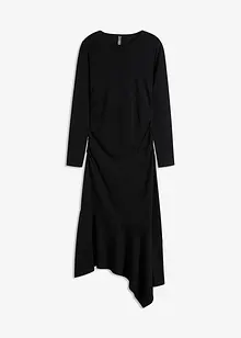 Jerseykleid mit asymmetrischem Saum, bonprix