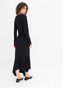 Jerseykleid mit asymmetrischem Saum, bonprix