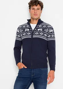 Norweger Strickjacke aus reiner Baumwolle, bonprix