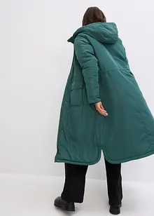 Parka ample forme trapèze avec lien sous coulisse, bonprix