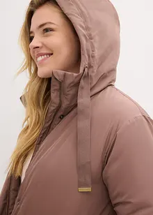 Weiter Parka in A-Form und Tunnelzug, bonprix