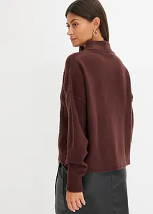 Boxy-Pullover mit Struktur, bonprix