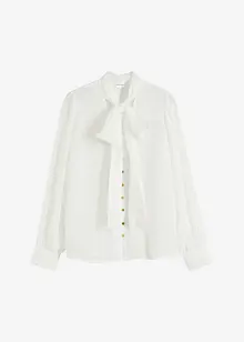 Blouse en crêpe à lavallière, bonprix