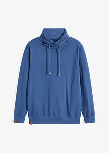 Sweat col châle 100% coton, bonprix