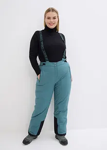 wasserdichte Ski Funktions-Thermohose mit abnehmbaren Trägern, bonprix