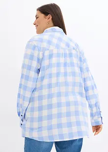 Flanell-Longbluse, bonprix