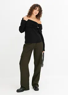 Off-Shoulder-Pullover, bonprix