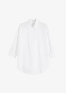 Chemisier oversize en coton, manches 3/4, bonprix