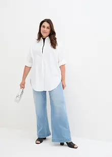 Oversize-Hemd aus Baumwolle mit 3/4 Arm, bonprix