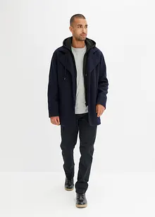 Veste d'extérieur, aspect laine, avec empiècement sweat amovible, bonprix