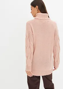 Pull en maille torsadée, bonprix