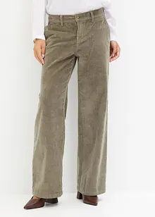 Pantalon ample en velours côtelé, bonprix