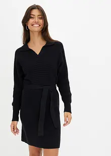 Strickkleid mit Polokragen, bonprix