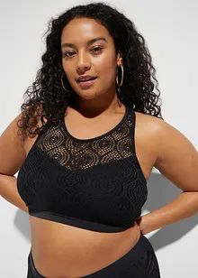 Bustier-Bikinioberteil mit Spitze, bonprix