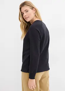 Sweat en coton mélangé, bonprix