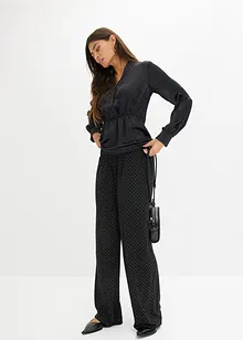 Jersey-Hose mit Strass-Applikation, bonprix
