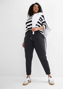 Pantalon de jogging à finitions élastiquées, bonprix