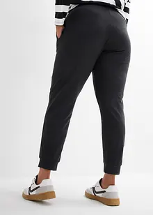 Pantalon de jogging à finitions élastiquées, bonprix