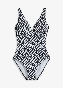 Light Shape-Badeanzug mit V-Ausschnitt, bonprix