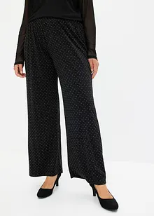 Pantalon en jersey avec strass, bonprix