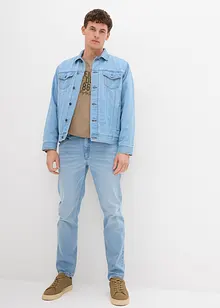 Jean extensible décontracté, en denim lourd, Tapered, bonprix