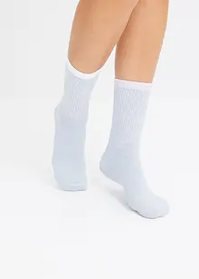 Lot de 6 paires de chaussettes de tennis en coton majoritaire, bonprix