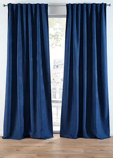 Abdunkelnde Vorhänge mit Struktur (2er Pack), bonprix
