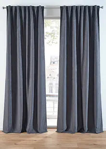 Abdunkelnde Vorhänge mit Struktur (2er Pack), bonprix