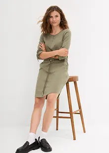 Shirtkleid aus schwerer Baumwolle, bonprix