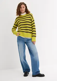 Boxy-Pullover in Ajour-Strick, bonprix
