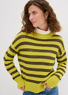 Boxy-Pullover in Ajour-Strick, bonprix