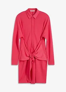 Robe-chemise à détail nœud, bonprix