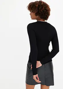 Kurzer Feinstrickpullover, bonprix