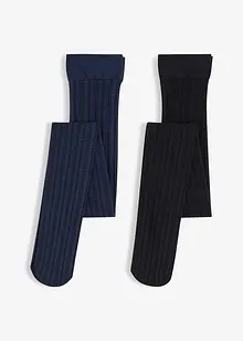 Lot de 2 collants texturés 50den, bonprix