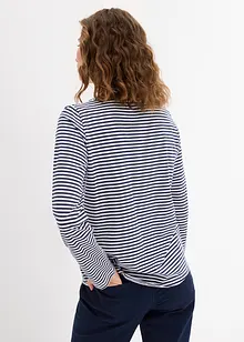 Langarmshirt mit U-Boot Ausschnitt, bonprix